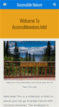 Mobile Screenshot of accessiblenature.info